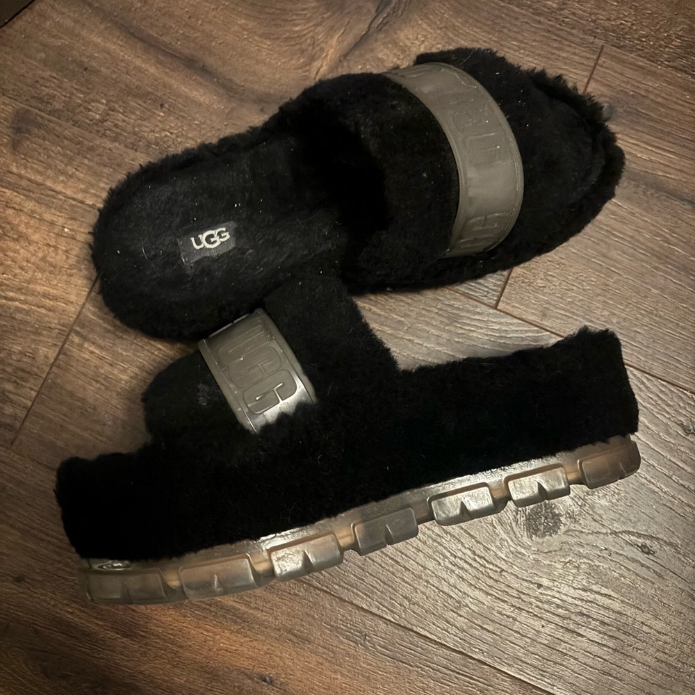 Ugg platform slippers